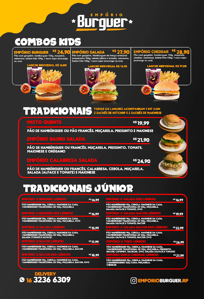 Menu Empório Burguer Rp-3