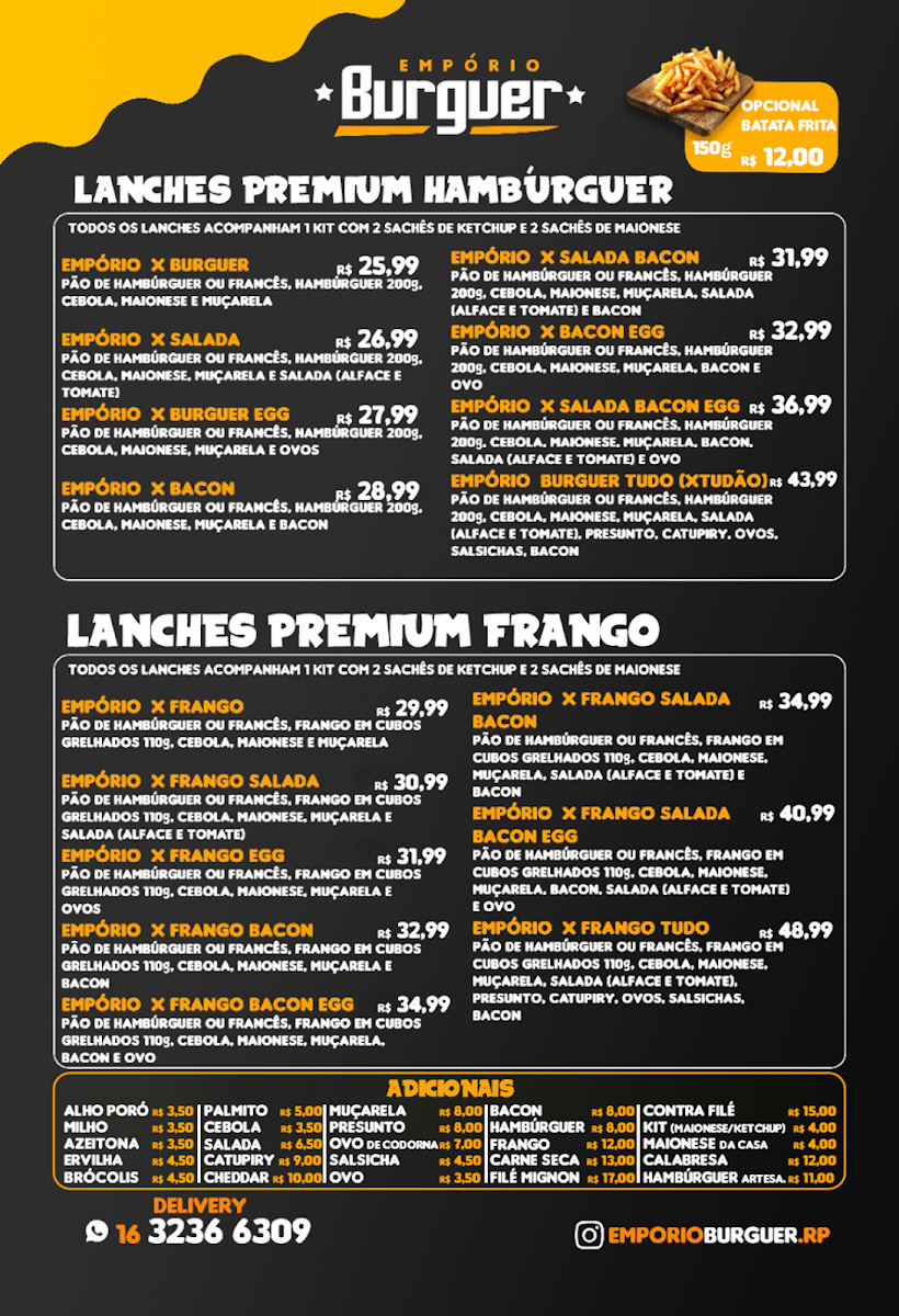 Menu Empório Burguer Rp-5