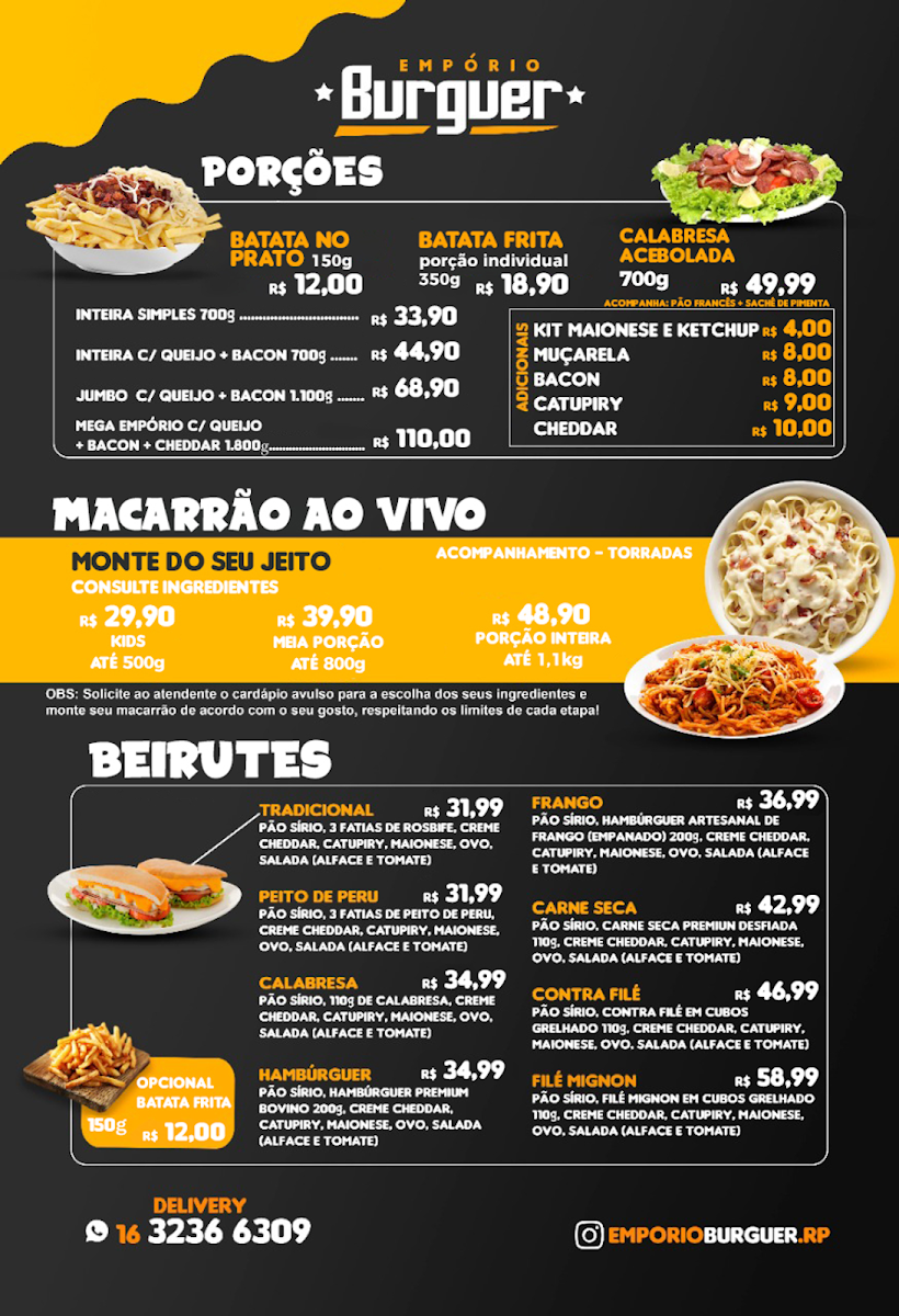 Menu Empório Burguer Rp-6