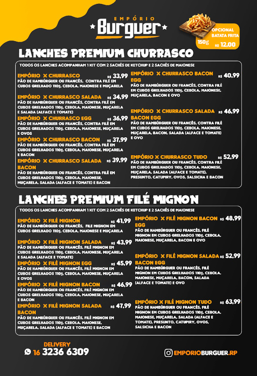 Menu Empório Burguer Rp-8